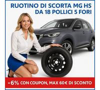 Ruotino di Scorta per MG HS Misura da 18 Pollici 5 Fori dot25 Auto