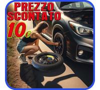 Ruotino Di Scorta Subaru XV 135/90R17 4 Fori Kit Ruota Gomma DOT2025 Emergenza
