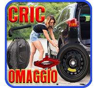 Ruotino Opel Crossland 135/90 R16 Ruota di Scorta kit Cric Chiave Sacca OMAGGIO