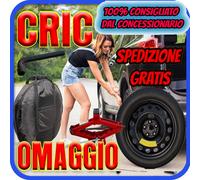 Ruotino scorta 17" Ford Kuga 5 Fori Con Cric Chiave Sacca 165/70R17 Dot 2025
