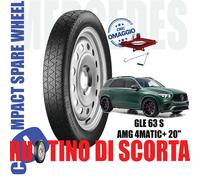 Ruotino Scorta Mercedes-AMG GLE 63 S 4Matic 20" 5x112 145/65 R20 Con Cric