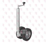 RUOTINO TELESCOPICO DOPPIO - TUBO Ø MM. 48 H mm. 550/770 - RUOTA ACCIAIO mm. 200