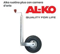 RUOTINO TELESCOPICO PLUS AL-KO ALLUNGATO Ø 48 RUOTA CON CAMERA D’ARIA