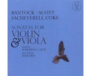 Rupert Marshall-Lu Bantock/Scott/Sacheverell Coke: Sonatas for Violin & Vio (CD)