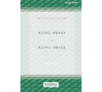 Rupert Spira Being Aware of Being Aware (Large Print 16 Pt Edition) (Tascabile)