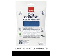 Rupes Tampone in microfibra D-A COARSE, FINE, ULTRA-FINE in varie dimensioni per la lucidatura della tua auto (80 mm, Coarse blu)