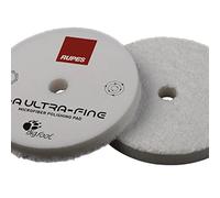 Rupes Tampone in microfibra D-A COARSE, FINE, ULTRA-FINE in varie dimensioni per la lucidatura della tua auto (130 mm, Ultra-Fine Bianco)
