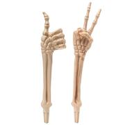 rupusiner Skeleton Arms 2PCS Thumb Up & V Sign Halloween Scheletro Mani realistiche e Divertenti Decorazioni della della DELL'APPOSTAZIONE PARTICA in INVIO