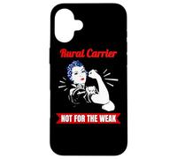 Rural Carrier Not For The Weak per i Corrieri Postali Forti Custodia per iPhone 16 Plus