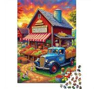 Rural Farm Store Puzzle Giochi 1000 Pezzi Regalo Per Lui E Per Lei Arte Interesting Puzzle Adulti Foto 70x50cm/1000pcs