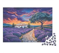 Rural LandsMantello,Lavender Fields Puzzle Per Adulti || 70x50cm/1000pcs Puzzle Giochi Educativi,decorazioni Per La Casa