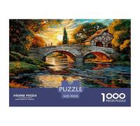 Rural Scene Jigsaw Puzzle 1000 Pezzi, Puzzle Pastoral Nostalgia Adulti, Gioco Diabilità Impossibile Puzzle Arte Gioco Intellettivo Familiare Regali Di Festa 70x50cm/1000pcs
