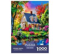 Rural Scenery Jigsaw Puzzle,1000 Pezzi Classici, Per Adulti E Bambini A Partire Da 12 Anni Giochi Del Cervello Sfida Impossibile - Regalo Per Amore E Amico 70x50cm/1000pcs