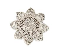 Rural style grass flower mat, corn husk woven placemat, thickened insulation placemat, flat mat, homestay placemat