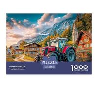 Rural Tractor Scene Pezzi Adattamento Sicuro Alpine Rural Scene Style Scelta Regalo Perfetta Per Compleanni, Anniversari E Occasioni Speciali 52x38cm/1000pcs