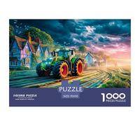 Rural Tractor Scene Pezzi Struttura Solida Fantasy Rural Landscape Style Perfetto Per Rafforzare Capacità Di Problem Solving E Godersi Il Tempo Libero 70x50cm/1000pcs