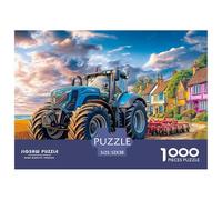 Rural Tractor Scene Pezzi Struttura Solida Rural Countryside Illustration Perfetto Per Rafforzare Capacità Di Problem Solving E Godersi Il Tempo Libero 52x38cm/1000pcs