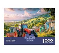 Rural Tractor Scene Premium Material Design Vibrant Countryside Illustration Ideal Leisure Game, Great for Family Time And Indoor Relaxation Activities 52x38cm/1000pcs