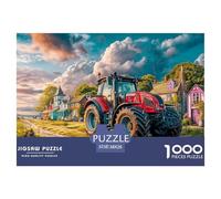 Rural Tractor SceneColossal Jigsaw Puzzles for Adults Vibrant Countryside Illustration A Vast Collection of 1000 Advanced, Seemingly Impossible Challenging Puzzle Game Pieces - A Majestic Gift for Det