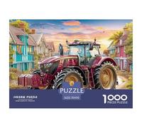 Rural Tractor SceneDeluxe Jigsaw Puzzles for Adults Vibrant Countryside Illustration Featuring 1000 Intricate And Challenging Educational Puzzle Pieces - Crafted to Be An Exceptional Gift Jigsaw Puzzl