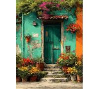 Rurale 5D Diamond Painting Kit Paesaggio Diamond Painting Adulti, DIY Quadri con Perline Passatempo per Adulti, Mosaico Diamantini Crystal Art per Pittura Kit, Decorazioni, Regalo 100x135 cm -TL24AI
