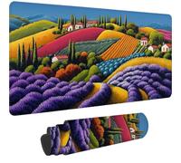 Rurale Tappetino Mouse XXL Gaming 800x400 mm 2025 Nuovo Paesaggio Tappetino Scrivania Impermeabile,Mousepad con Base in Gomma Antiscivolo,Migliora Precisione e Velocità per Gaming,Ufficio e PC,-dd1106