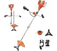 RURIS POWER FOR NATURE Decespugliatore termico RR362 a 2 tempi, 36,3 cm3, 2,4 CV, 255 mm, imbracatura doppia bilancia, manici ergonomici a due segmenti