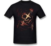 Rurouni Kenshin T Shirt Flash of The Heavenly Dragon T-Shirt Summer Tee Shirt 100% Cotton Male Men Short Sleeve Tshirt Size S