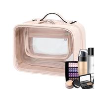 Rurunklee Borsa da viaggio per la cultura | Borsa organizer per cosmetici - Custodia trasparente con manico portatile per articoli da toeletta per la cura della pelle, shampoo, regali di compleanno