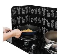 Rurunklee Paraspruzzi d'olio, pieghevole, paraschizzi d'olio, paraschizzi, pannello in alluminio, barriera per olio, barriera a prova di olio, strumento da cucina per cucinare