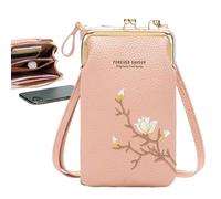 Rurunklee Piccola borsa a tracolla laterale, mini borsa messenger da viaggio da donna, custodia portatile per telefono con scomparti multipli per appuntamenti serali, shopping, casual, allenamento
