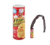 Rurunklee Serpente in una lattina per,Prato di Serpente,Gli snack con patatine possono sorprendere - Giocattoli di scherzi di Halloween, scherzi spaventati ed esilaranti per le feste del pesce