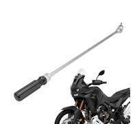 Rurunklee Strumento di regolazione del carburatore, strumento di regolazione della vite pilota,Cacciavite Pilota Viti Strumenti Moto | Pezzi di ricambio in metallo a testa curva a 90 ° per viti di