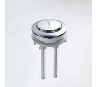 RURUR Pulsante di scarico WC a doppia pressione di ricambio - Pulsanti a testa rotonda in plastica di qualità compatibili con la maggior parte dei WC, 1 pezzo(38cm)