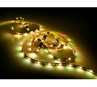 RUSCH STRISCIA LED 10,5W 720lm, 3000K ANCHE RGB TAGLIABILE CON TELECOMANDO MULTIFUNZIONE ANCHE DA ESTERNO IP44 L. 3 METRI DIMMERABILE