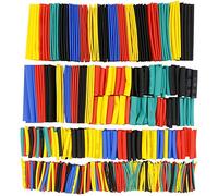 Rusee Guaine termorestringenti, 656 pezzi, assortite, rapporto di restringimento 2:1, vari formati