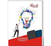 Rush 180 pagine (confezione da 4), Quadrati, a righe, per esercizi, formato king size, quaderni scolastici per studenti, a righe quadrate per matematica, 24 x 18 cm