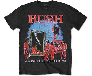 Rush 1981 Tour Black L Maglietta