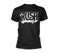 RUSH - DISTRESSED BLACK T-Shirt XX-Large