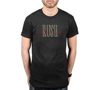 Rush Permanent Waves Men T-Shirt Tour Merch Geddy Lee Tom Sawyer Black XL