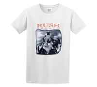 Rush - Presto Cover 100% Geddy Lee Prog Rock Alex Lifeson T-Shirt White XL