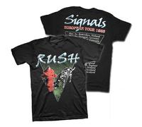 Rush Signals Europeo Tour '83 Classico Rigido Rock Band Musica Geddy Lee Camicia