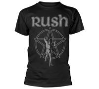 Rush Starman Contro Le Masse Maglietta Classica Rock Band RUSH-STRMAN-TS-BLK