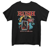 Rush - T-Shirt # L Unisex Black # Moving Pictures