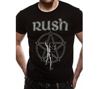 Rush - T-Shirt (Unisex-L) Starman (Black)