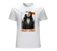 RUSHUI Becky Lynch The Man Photo Men's Short Sleeve T-Shirt Top Size S