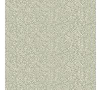Ruskin Percorso Floreale Parati Verde Salvia Modellato Grandeco A82302 Sala Cena