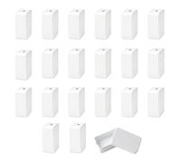 Rusokufo Scatola di Derivazione Impermeabile 5,5x3,5x2 cm, 20 Pezzi, Contenitore in Plastica Bianco per Progetti Elettrici Fai-da-Te e Accessori Elettronici