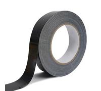 Rusoz Nastro Corazzato Extra Forte, 20 m X 25 mm Nastro Adesivo In Tessuto Nero Strappabile Nastro Telato Per Riparazioni Duct Tape Impermeabile Per Pipes, Carpets, Sigillatura, Riparazione