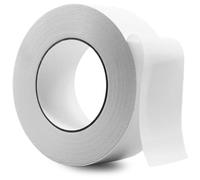 Rusoz Nastro Corazzato Extra Forte, 20 m X 50 mm Nastro Adesivo In Tessuto Bianco Strappabile Nastro Telato Per Riparazioni Duct Tape Impermeabile Per Pipes, Carpets, Sigillatura, Riparazione